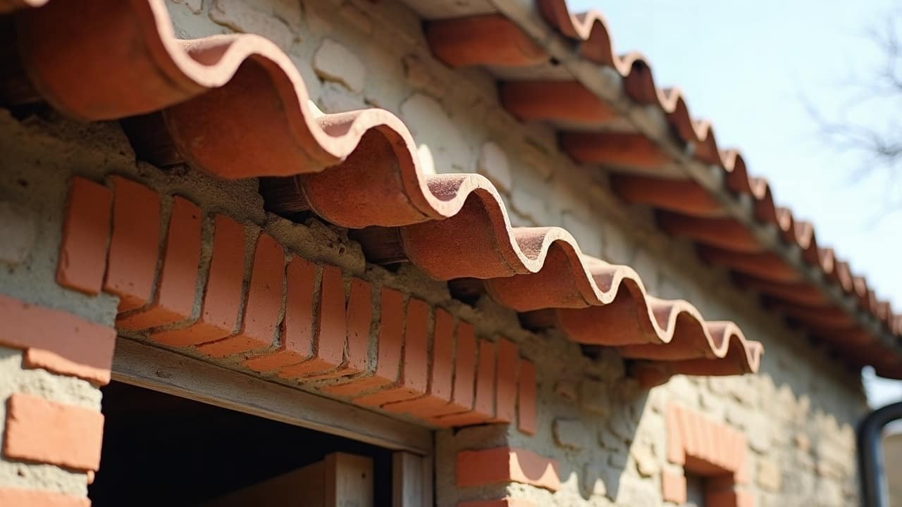 Génoise en brique : comprendre ce débord typique du Quercy